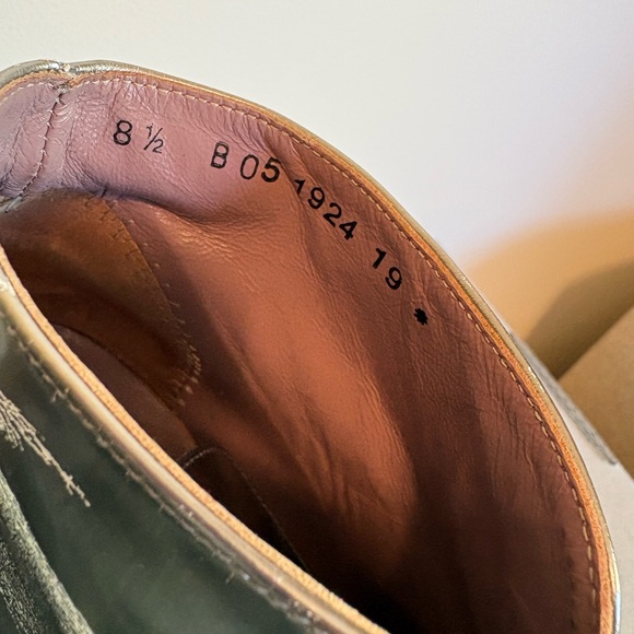 Robert Clergerie Silver Heeled Boots - Picture 6 of 8